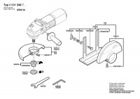 Bosch 0 601 348 742 Angle Grinder 240 V / GB Spare Parts